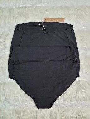 SKIMS Maternity Fits Everybody Banded High Waisted Brief Black Onyx Small NEW